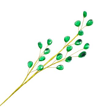 SPRAY ACRYLIC DROP 25" EMERALD GREEN