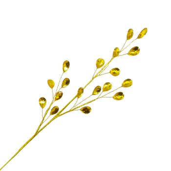 SPRAY ACRYLIC DROP 25" GOLD