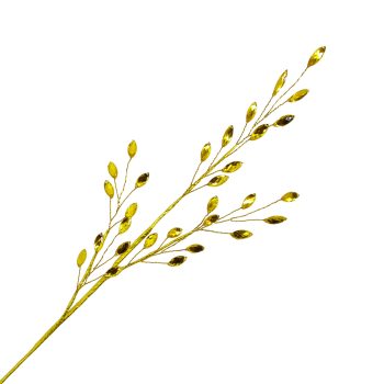 SPRAY ACRYLIC LEAF 24" GOLD