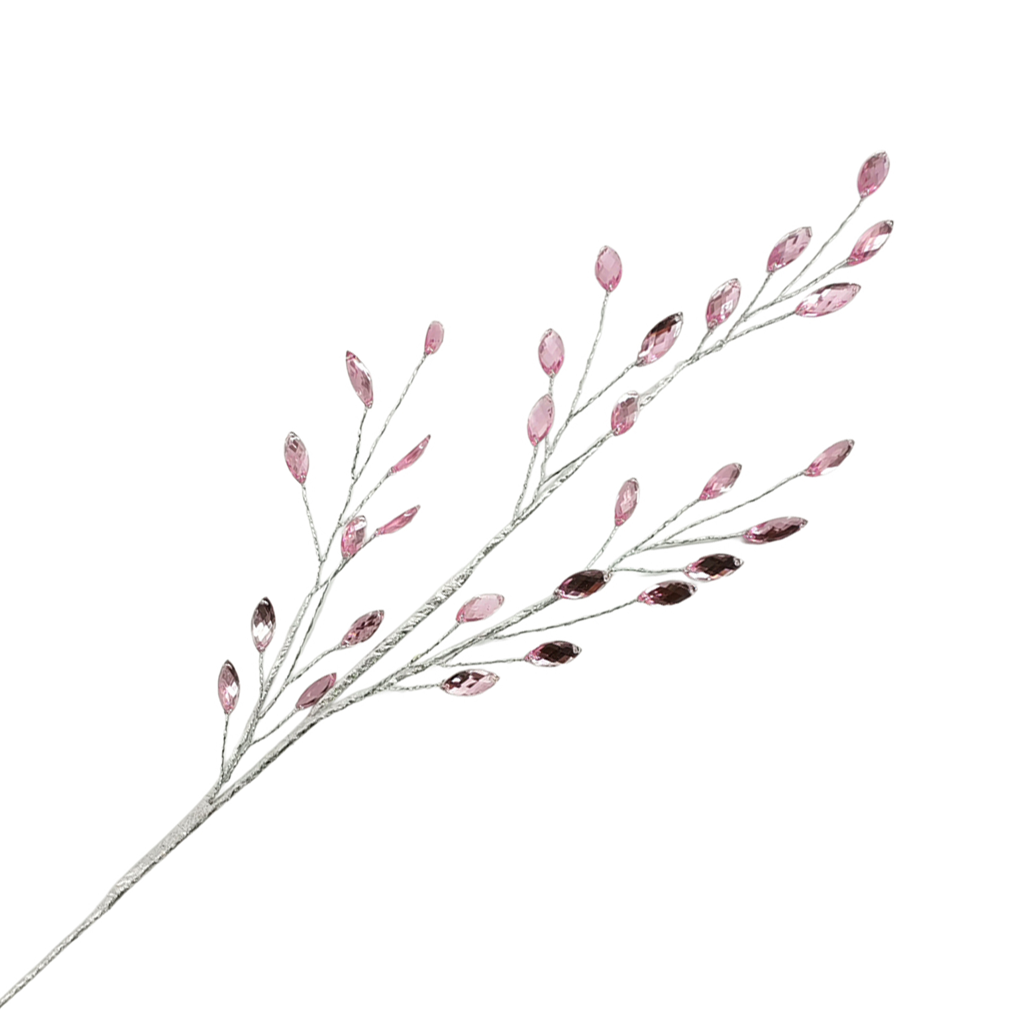 SPRAY ACRYLIC LEAF 24" PINK