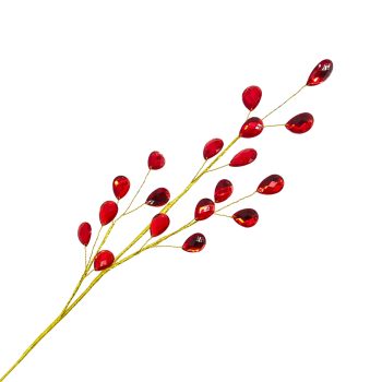 SPRAY ACYLIC DROP 25" RUBY RED