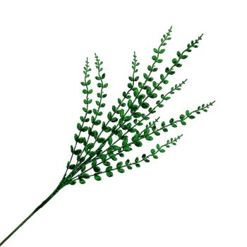 SPRAY EUCALYPTUS 30" CHRISTMAS GREEN W/GLITTER