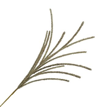 SPRAY SPARKLE TWIGS 27" CHAMPAGNE GLITTER