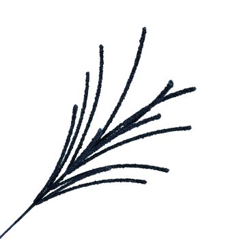 SPRAY SPARKLE TWIGS 27" NAVY BLUE GLITTER
