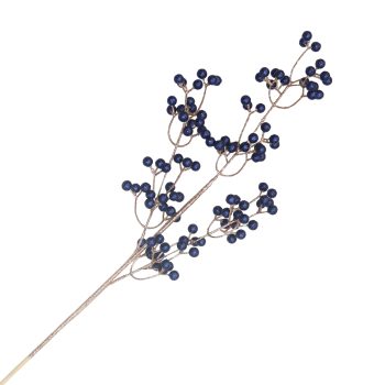 SPRAY BERRY 29" MIDNIGHT BLUE/ROSE W/GLITTER