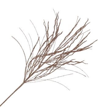 SPRAY GRASS 33" ROSE GOLD W/GLITTER
