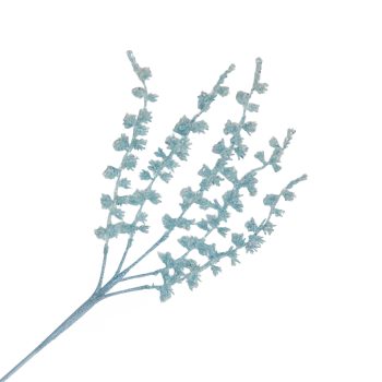 SPRAY HANGING PODS 27"SEA BLUE GLITTER