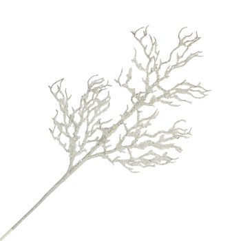 SPRAY ICED CORAL 29" PLATINUM GLITTER