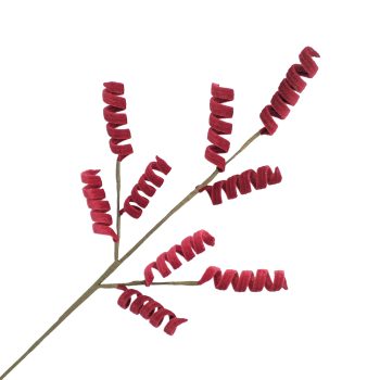 SPRAY FABRIC CURLS 29"X9 BEAUTY RED