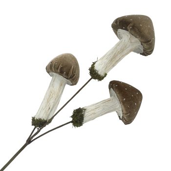 SPRAY MUSHROOM 18.5" LIGHT BROWN