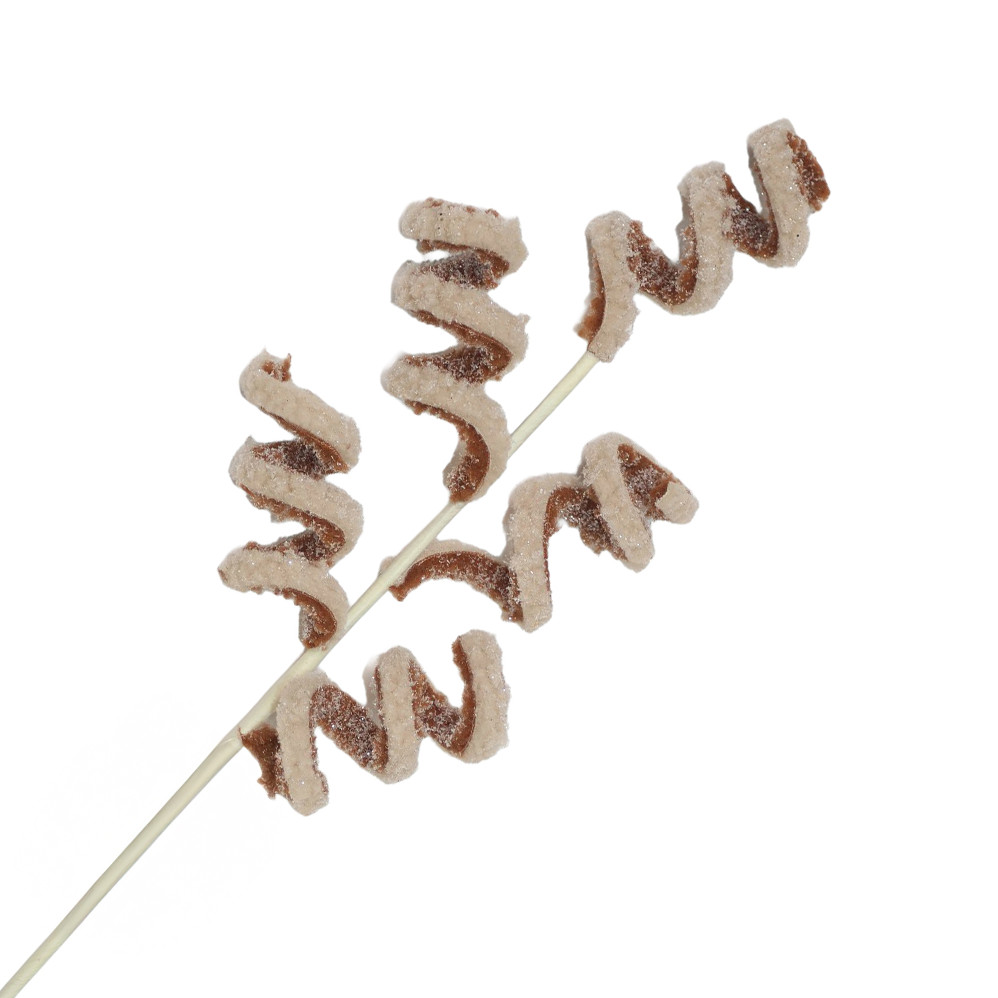 SPRAY CURLY WOOL 22"X5 CHAMPAGNE /BROWN