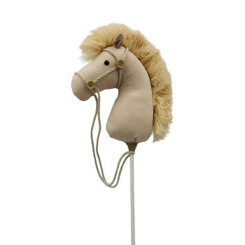 HORSE HEAD PICK 18"X2" CREAM FABRIC