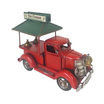 METAL ICE CREAM FOOD TRUCK 7.5"X3"X5"