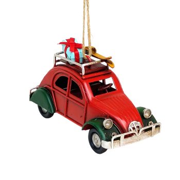 ORN METAL CAR 4.5"X2.5"