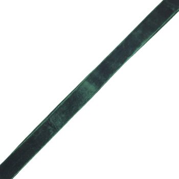 THIN VELVET 1/2"X10 YDS. EMERALD GREEN