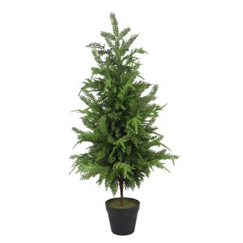 TREE REAL-TOUCH MIXED PINE 38" DELUXE W/BLACK POT