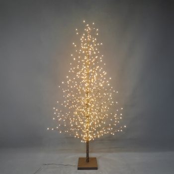 TWIG TREE DARK BROWN 71" 695 LED WARM WHITE I/O STRING LIGHTS