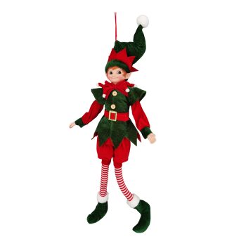 ELF POSABLE 24" RED/GREEN/WHITE