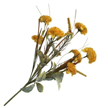 FALL SPRAY WILDFLOWER BUSH & GRASS 20" GOLDEN MUSTARD/SAGE