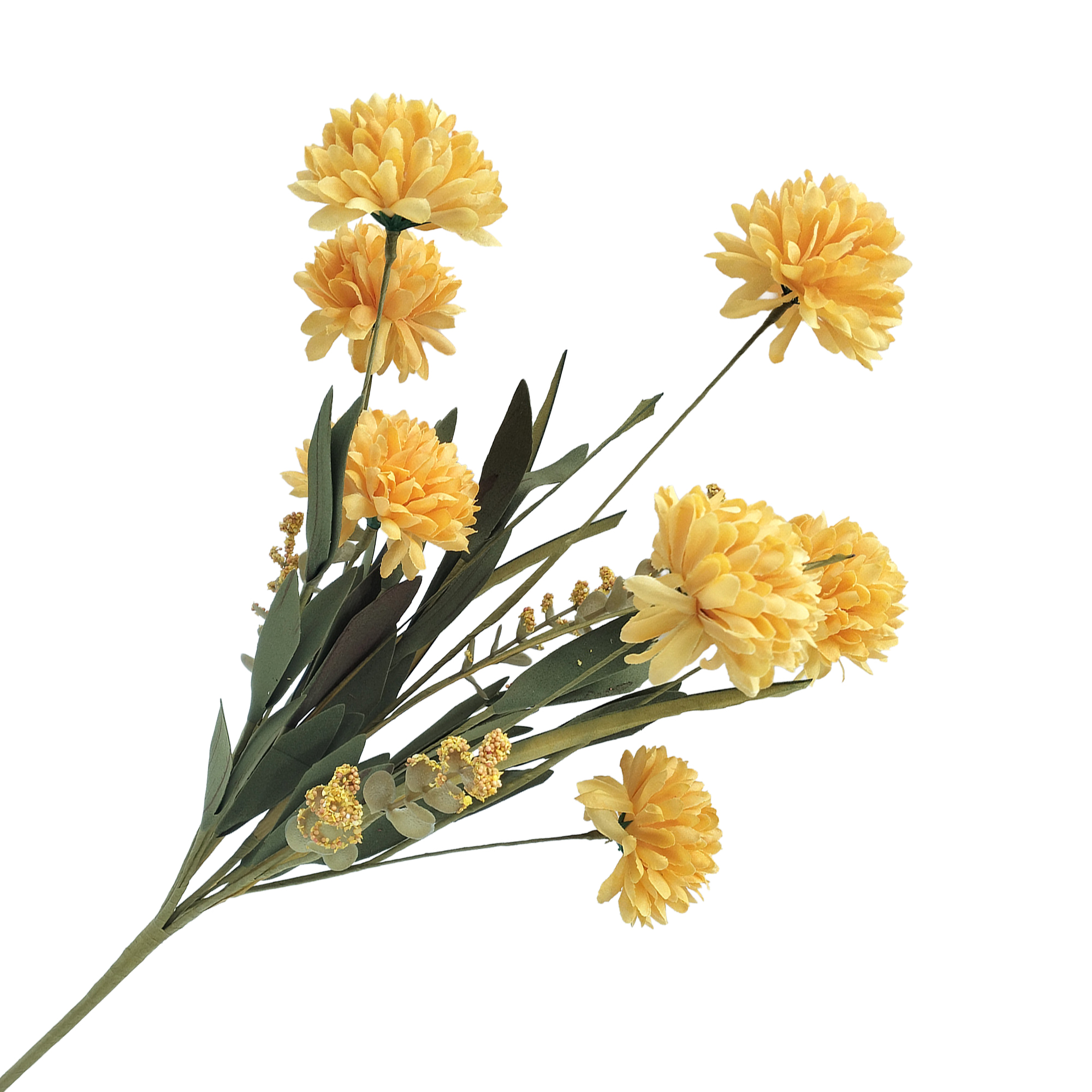 FALL SPRAY MUMS 20" GOLDEN YELLOW/SAGE