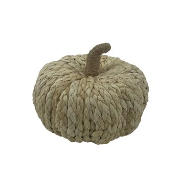 PUMPKIN NATURAL BRAID GRASS 6" NATURAL FINISH