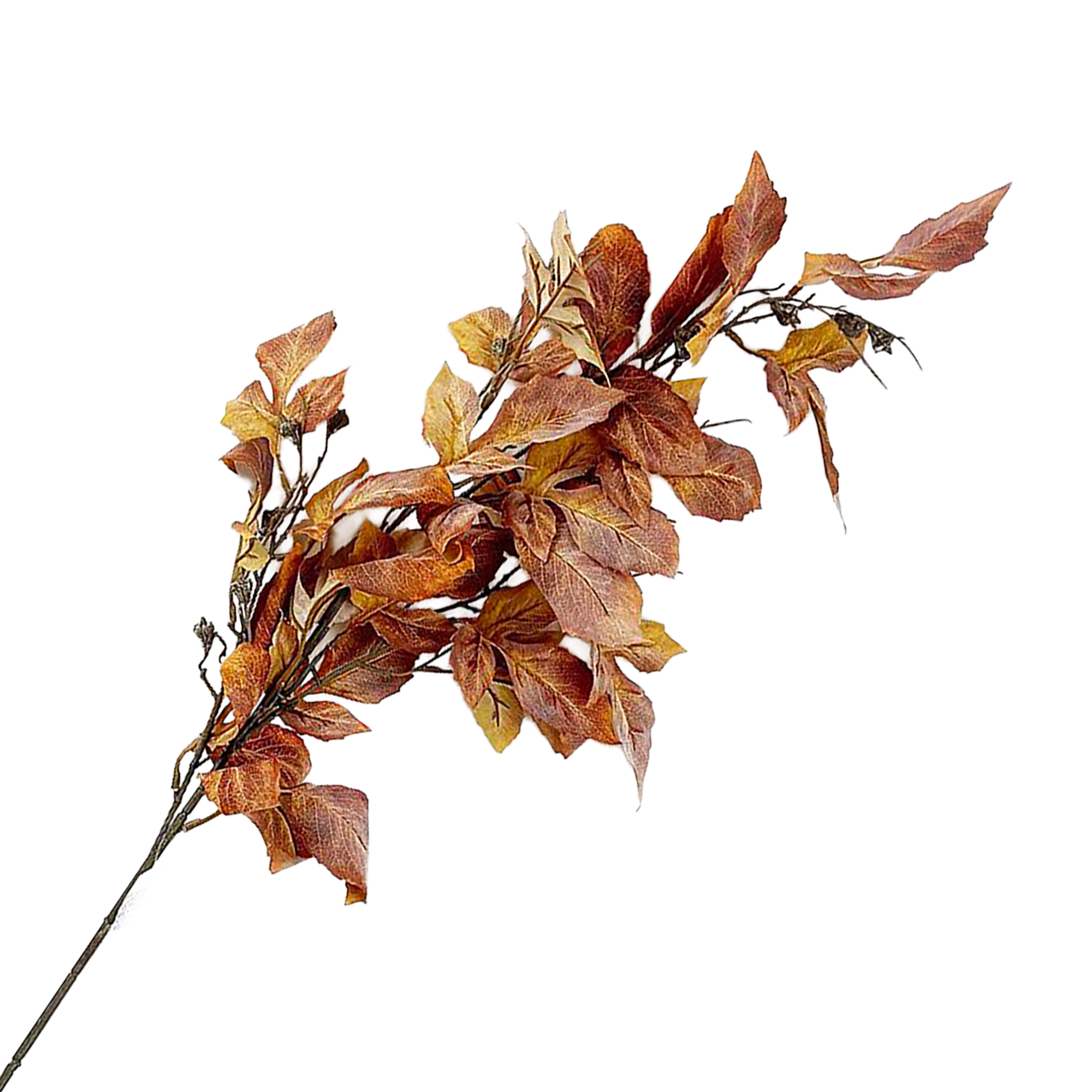 FALL SPRAY ROUND LEAF EUCALYPTUS 41" GREEN BROWN BRANCH