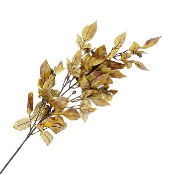 FALL SPRAY BEECH ELM 41" GOLDEN BROWN TEXTURED LEAF