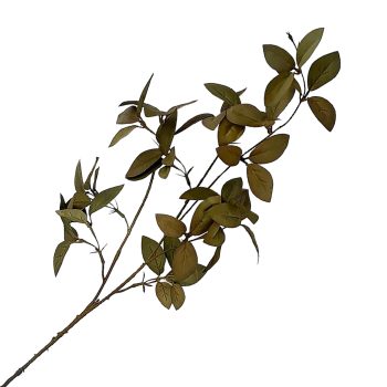 FALL SPRAY BEECH ELM 35" RUST BROWN DRIED LOOK LEAF