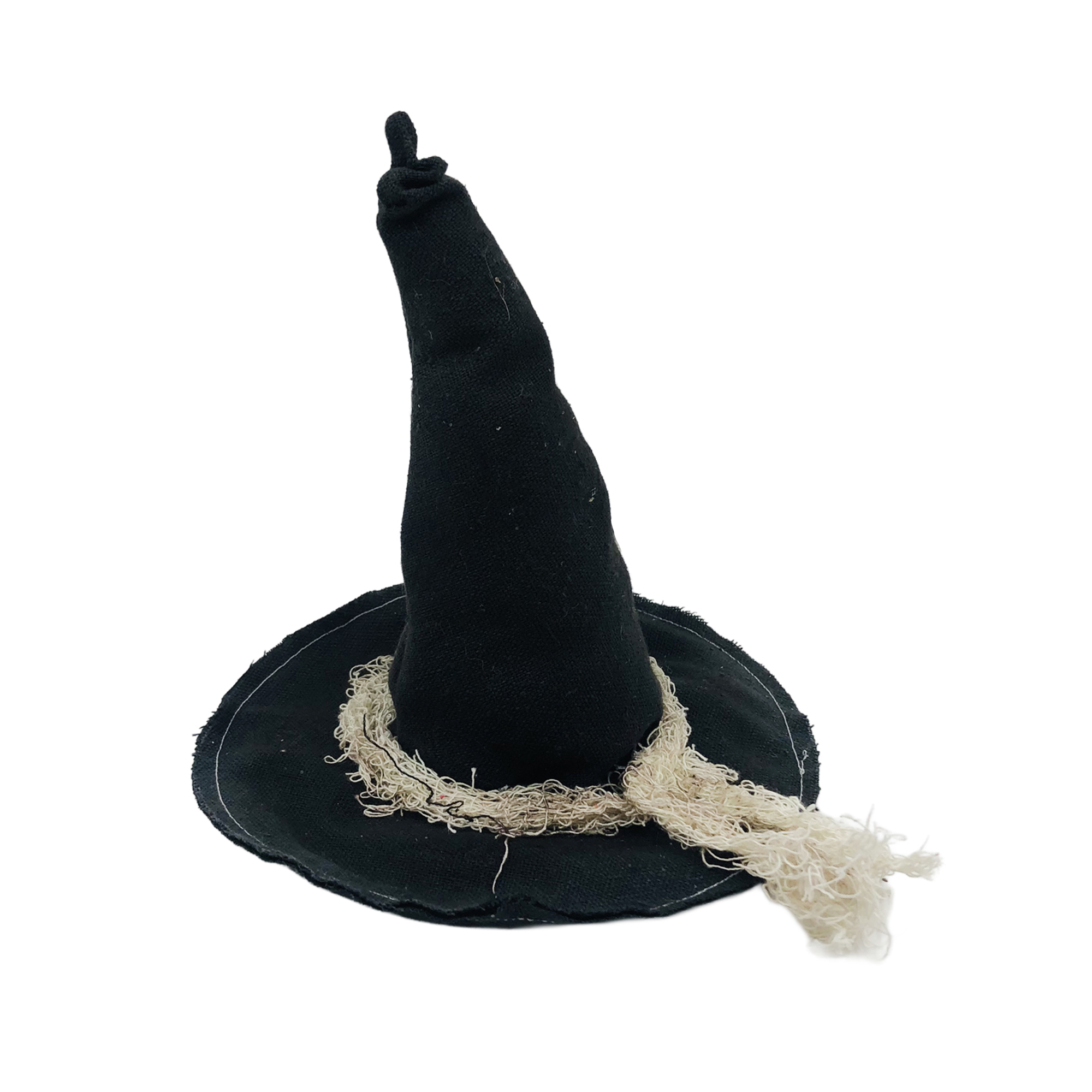 WITCH HAT 6"X6" BLACK FABRIC SMALL