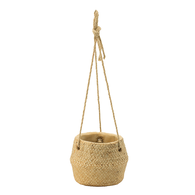 CEMENT PLANTER WITH ROPE HANGER