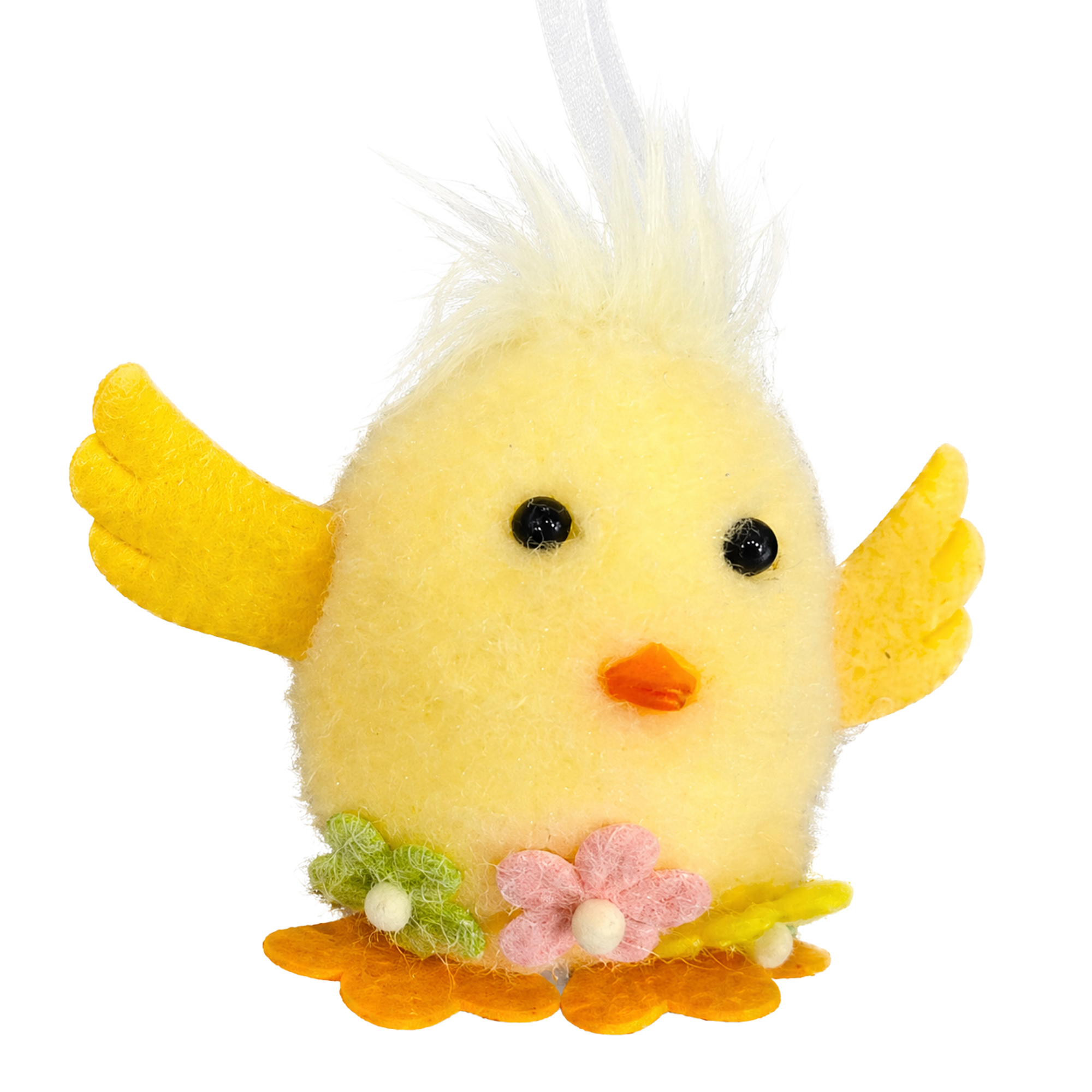 FELT/FUR CHICK YELLOW 4.25"