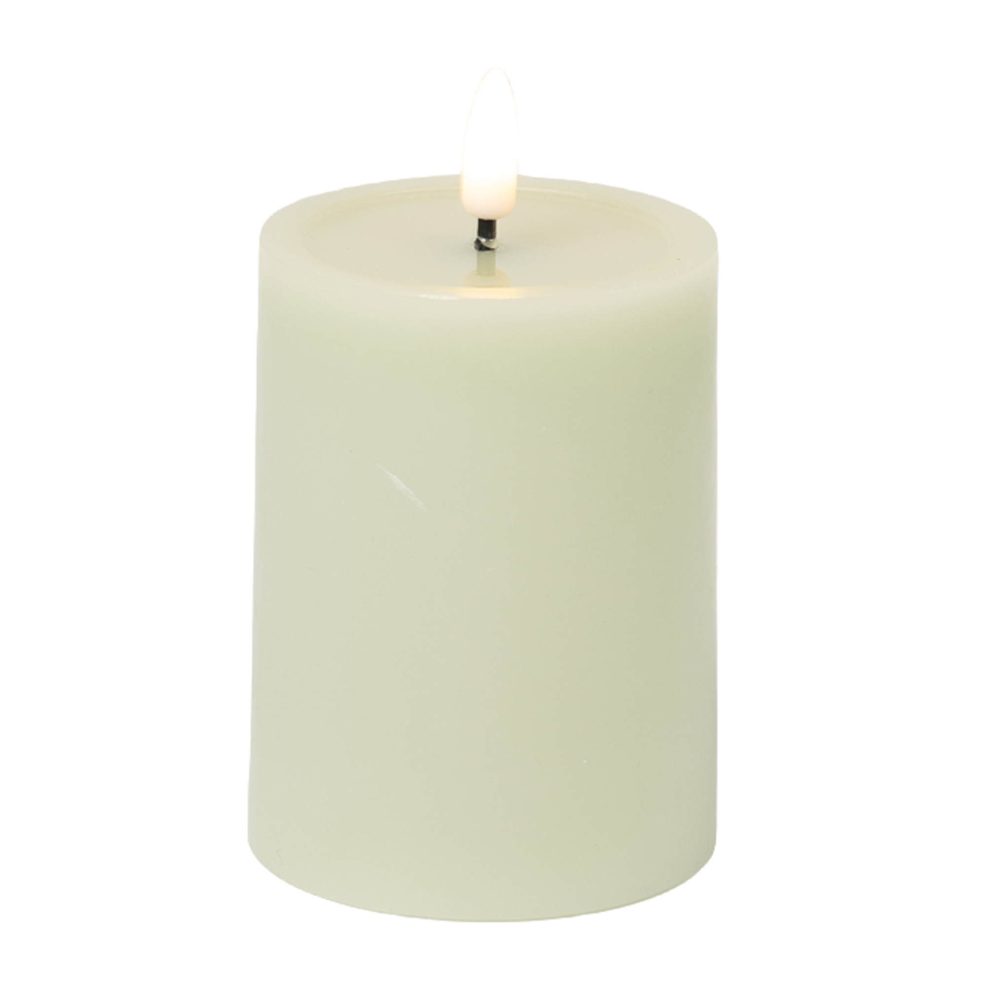CANDLE LED SAGE 3"X4" 3D DANCING FLAME 2AA W/TIMER/IC CHIP