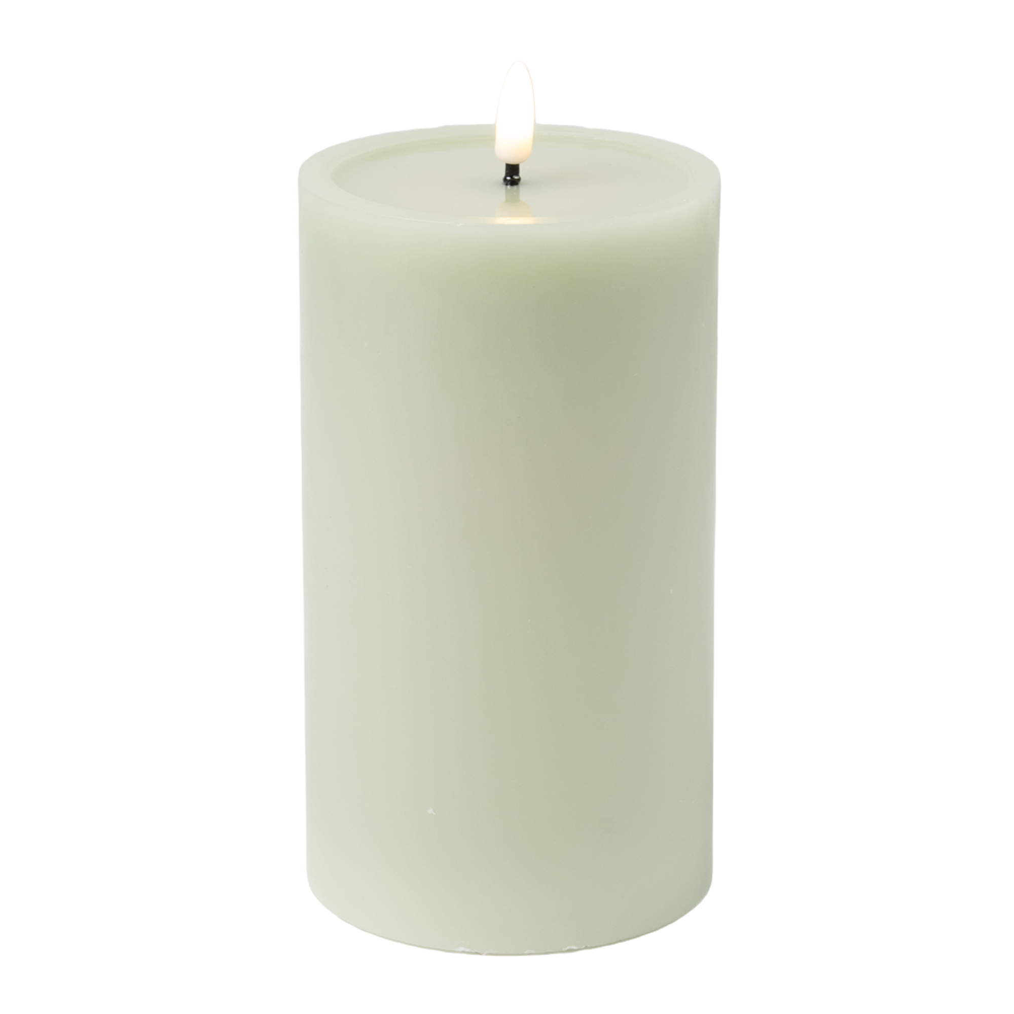 CANDLE LED SAGE 4"X7" 3D DANCING FLAME 2AA W/TIMER/IC CHIP
