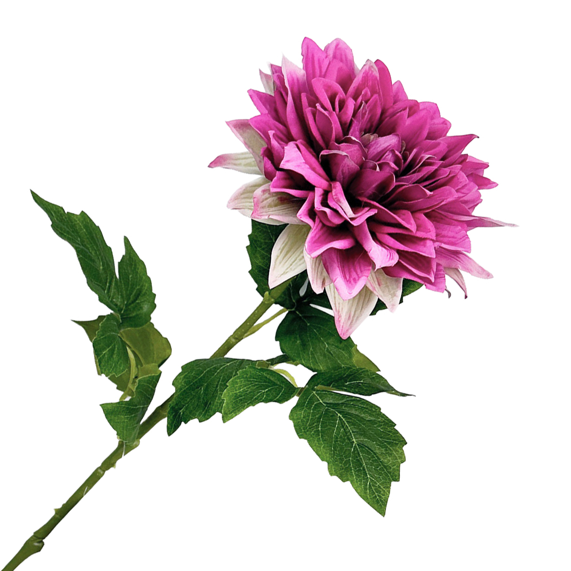 STEM DAHLIA 28" PLUM REAL TOUCH