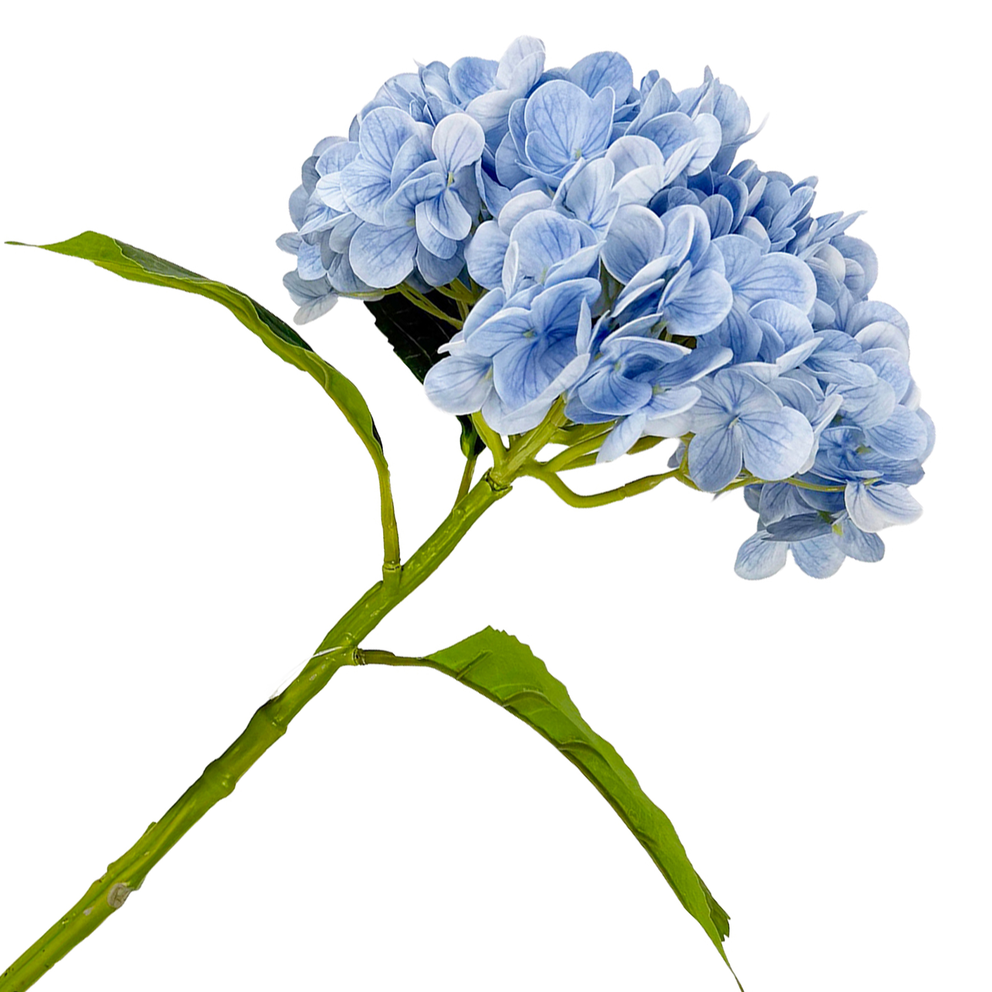 STEM HYDRANGEA 21.5" DLX LT. BLUE REAL TOUCH