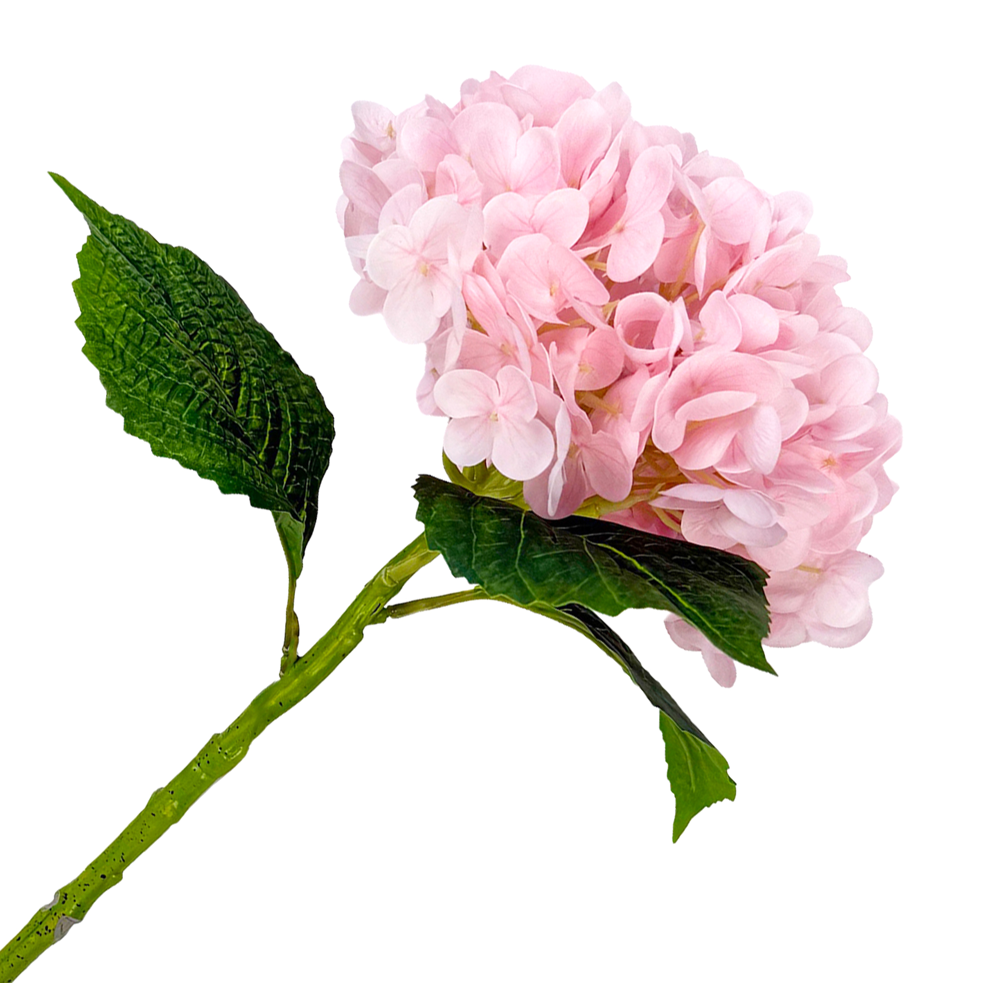 STEM HYDRANGEA 21.5" DLX LT. PINK REAL TOUCH
