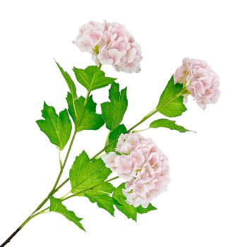 SPRAY HYDRANGEA 3X 25" LT. PINK REAL TOUCH