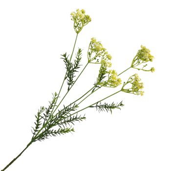 SPRAY QUEEN ANNE'S LACE 30" YELLOW W/MINI-LEAVES
