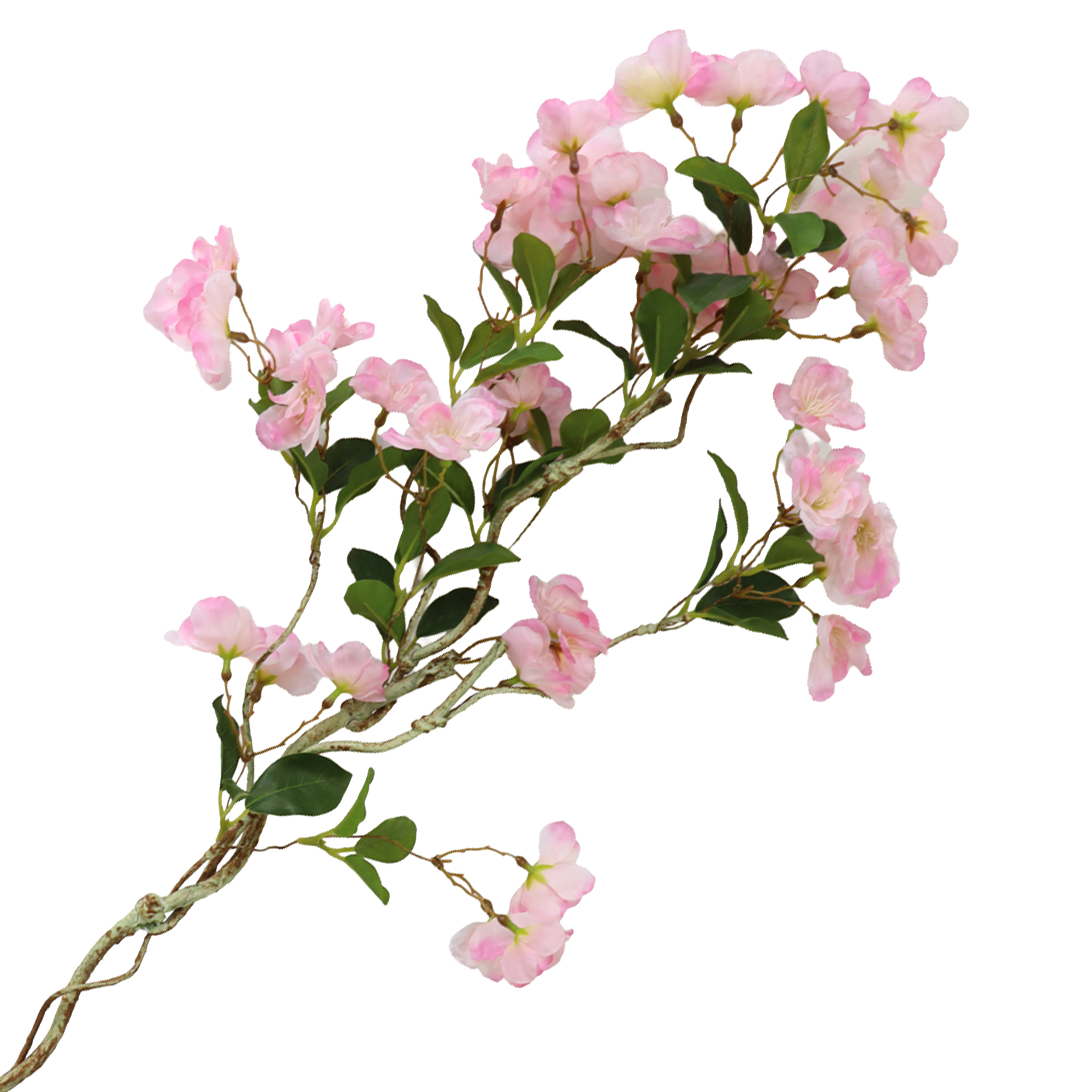 SPRAY CHERRY BLOSSOM 35" PINK VINE TRUNK