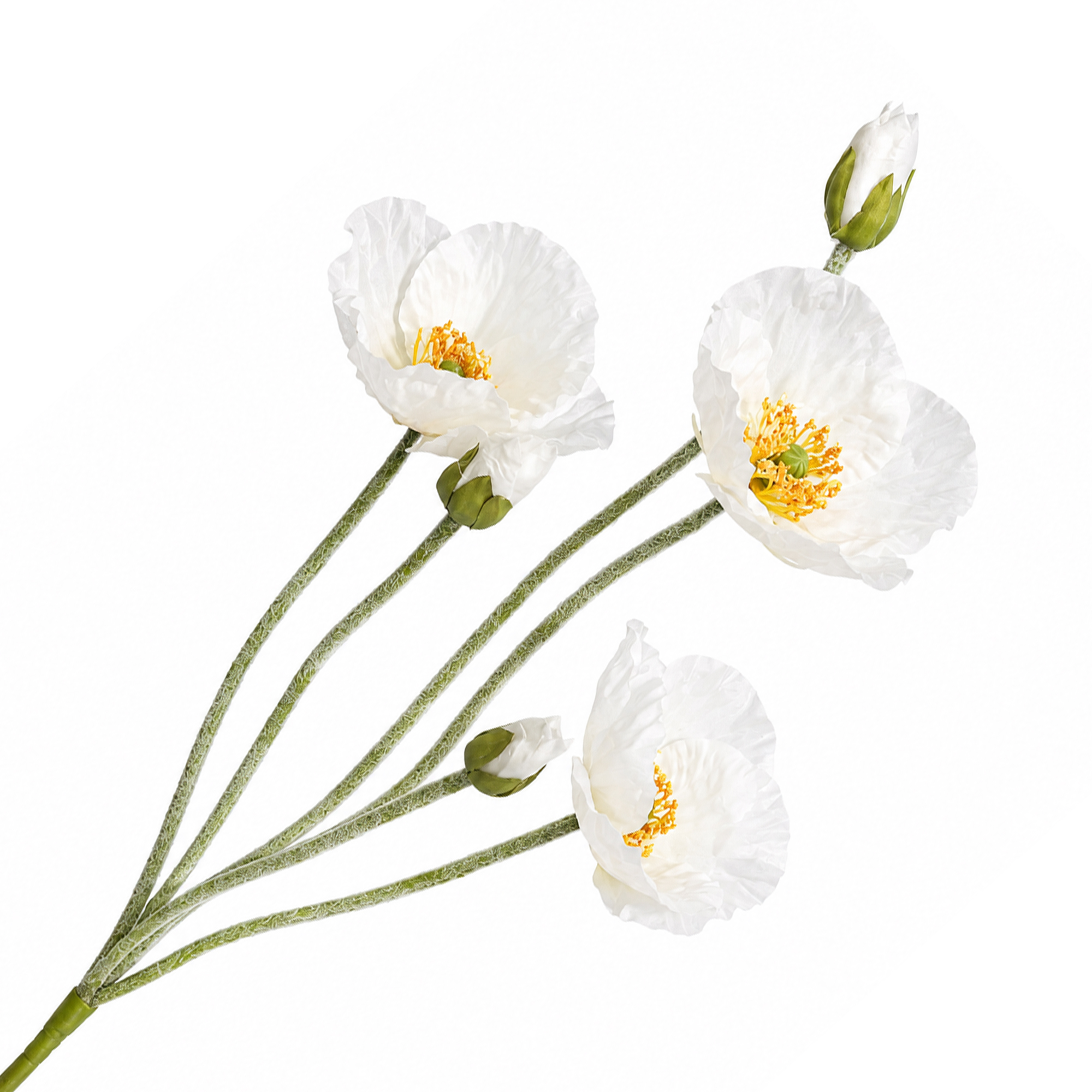 SPRAY POPPY 27" WHITE