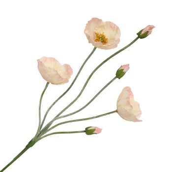 SPRAY POPPY 27" PEACH