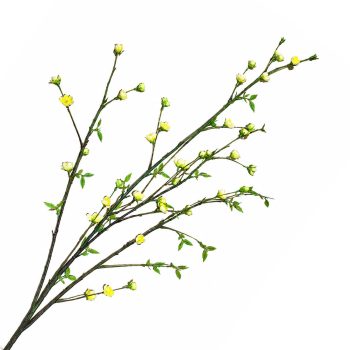 SPRAY PLUM BLOSSOM 42" YELLOW