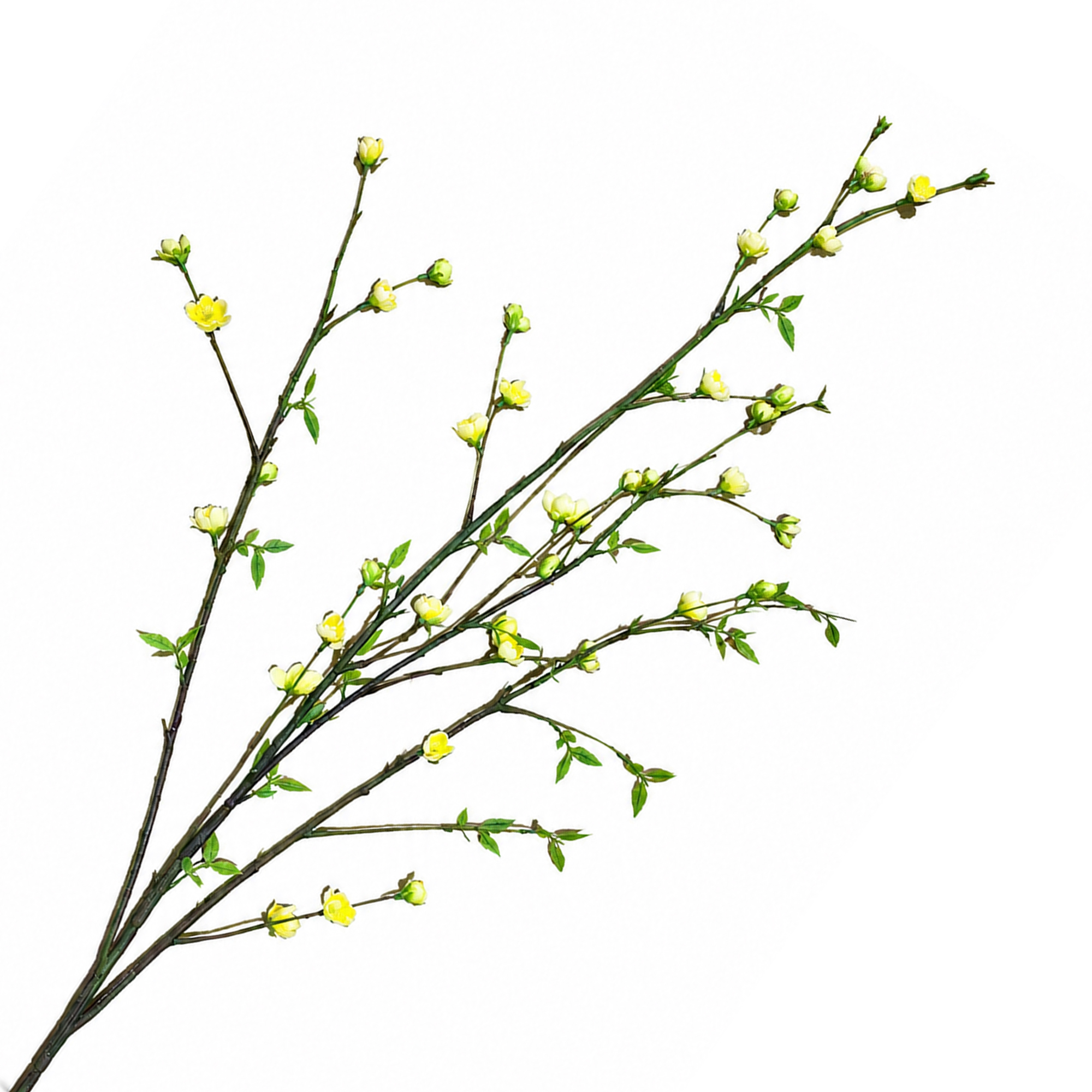SPRAY PLUM BLOSSOM 42" YELLOW