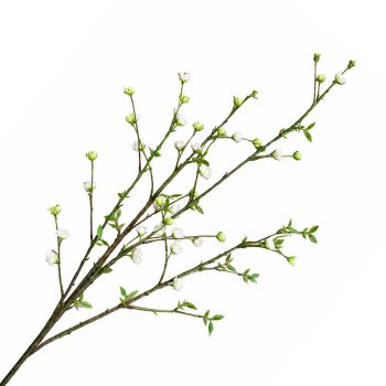 SPRAY PLUM BLOSSOM 42" WHITE