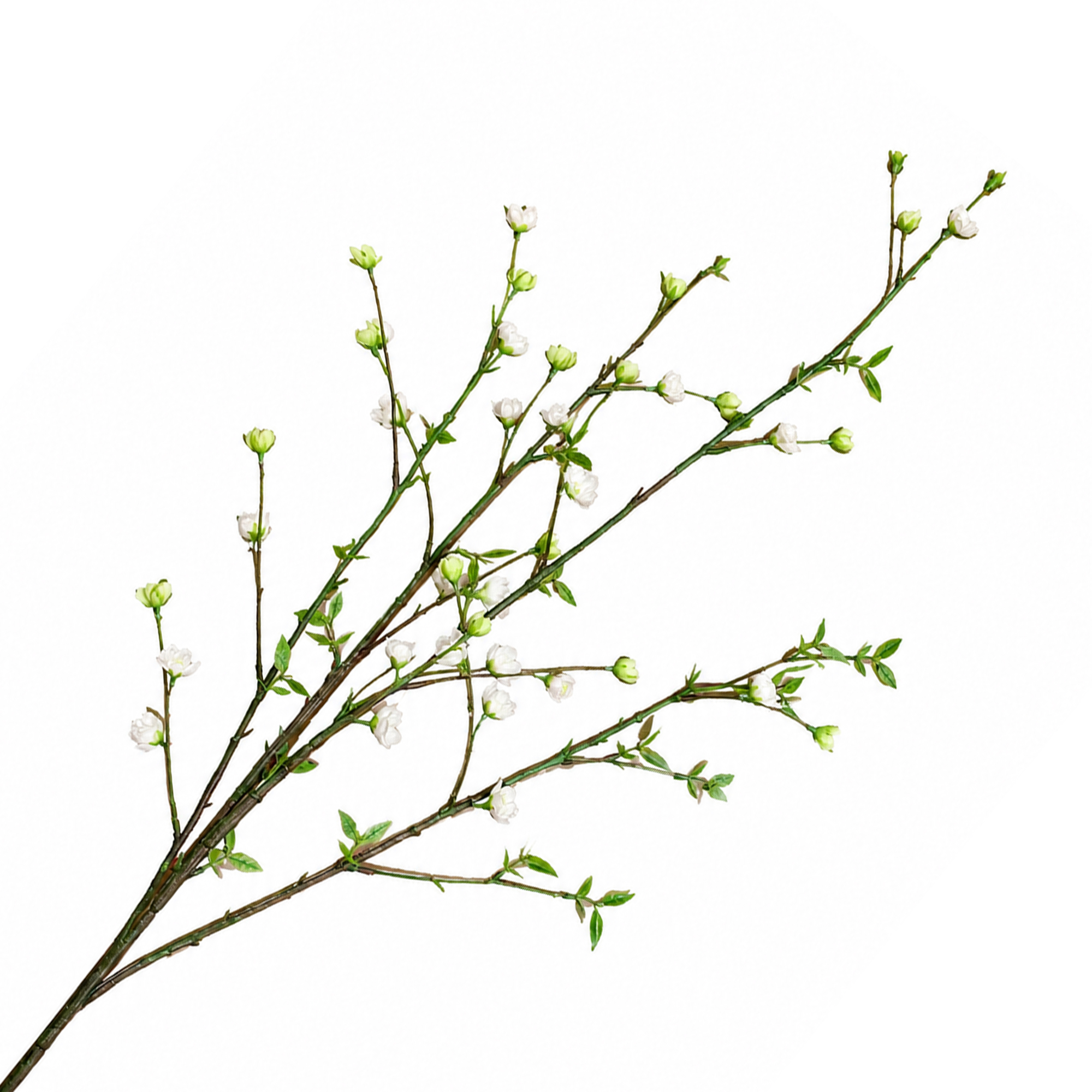 SPRAY PLUM BLOSSOM 42" WHITE