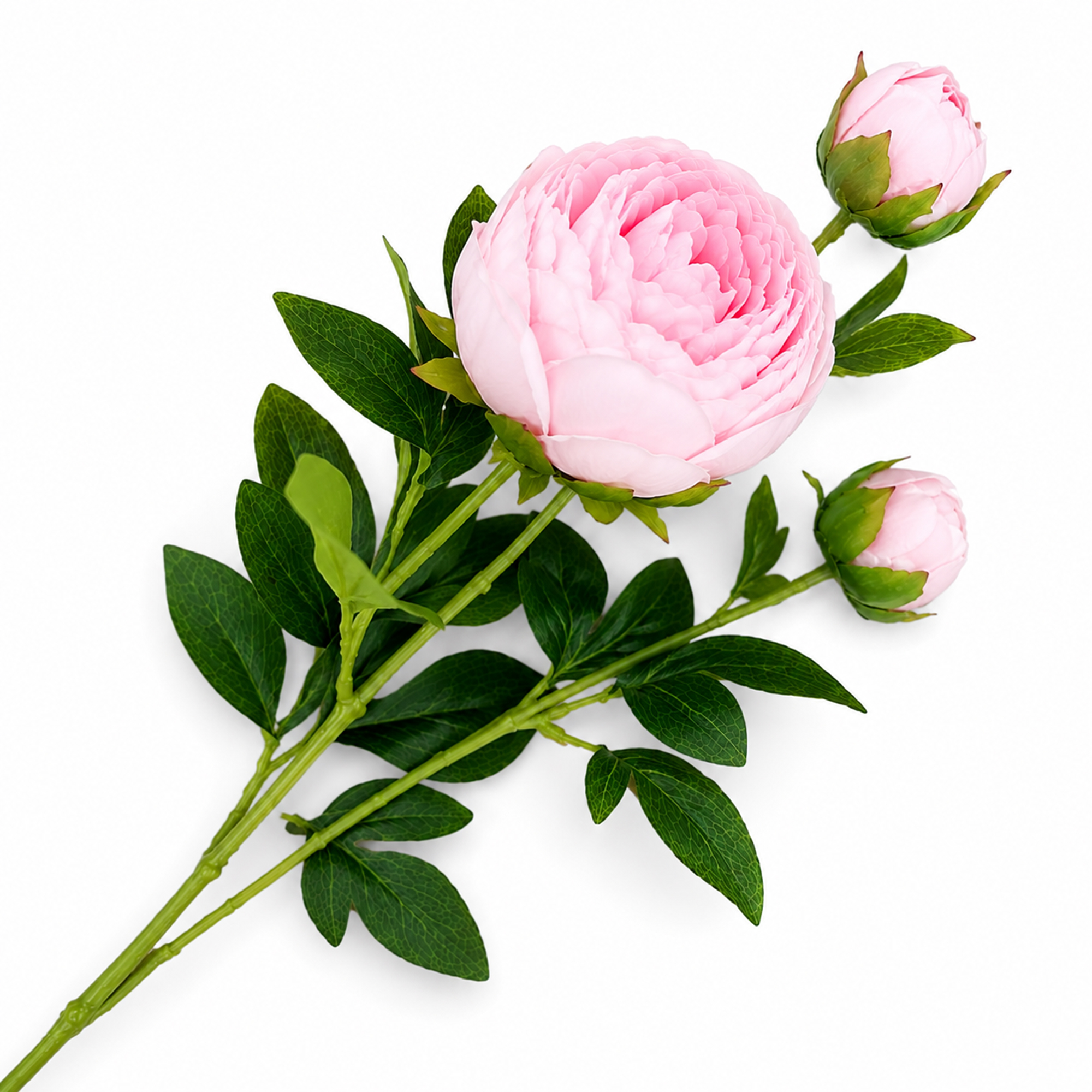 SPRAY PEONY 2X27" LIGHT PINK REAL TOUCH