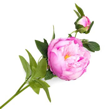 SPRAY PEONY 2X27" HOT PINK REAL TOUCH