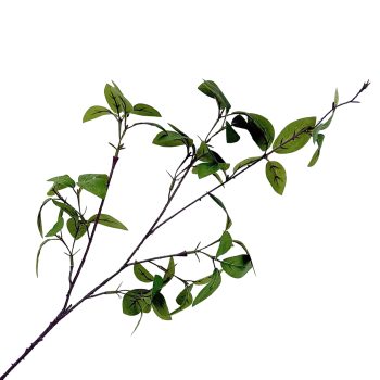 SPRAY BANYAN LEAVES 35" GREEN