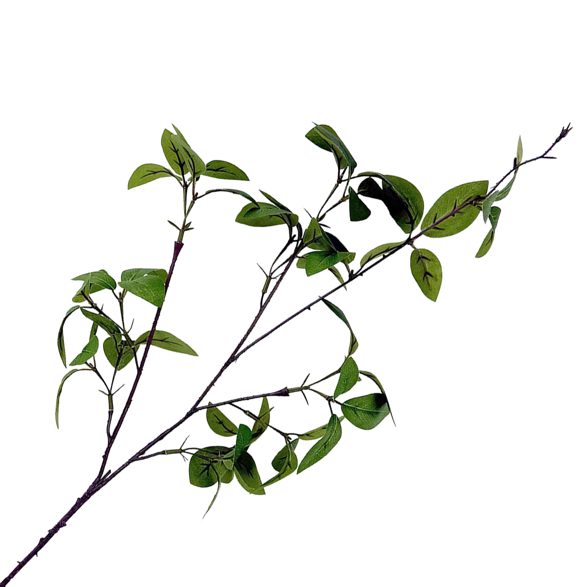 SPRAY BANYAN LEAVES 35" GREEN