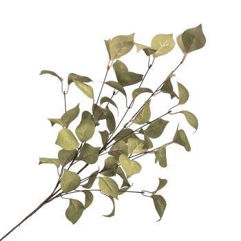 SPRAY FICUS LEAF 29.5" DARK GREEN TEXTURED FOILAGE